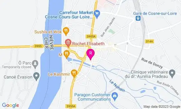 Localisation Restaurant  Le Paris
