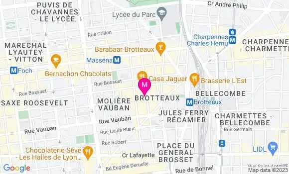 Localisation Restaurant  N133