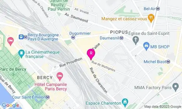 Localisation Bistrot Wattignies