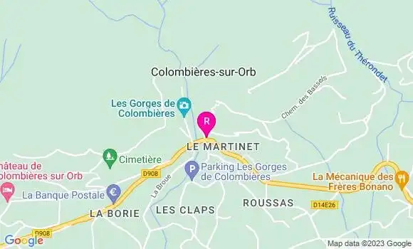 Localisation Restaurant  L