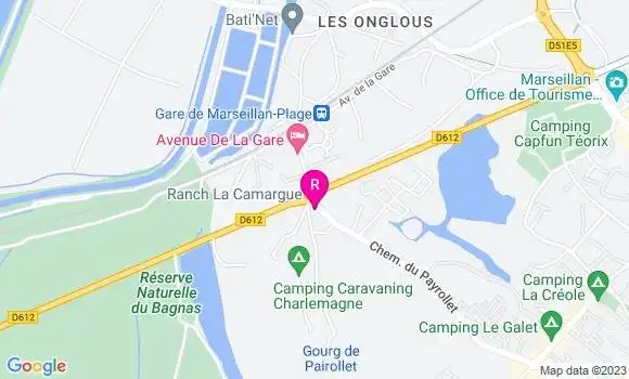 Localisation Pizzeria La Baraquette
