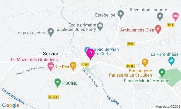 Localisation Restaurant Bar Café le France