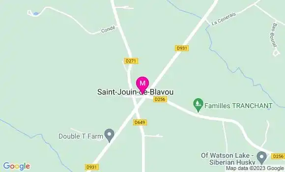 Localisation Restaurant  Le Blavou
