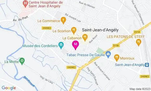 Localisation Restaurant  Le Contre Pied