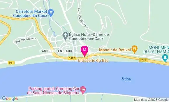 Localisation Brasserie du Bac