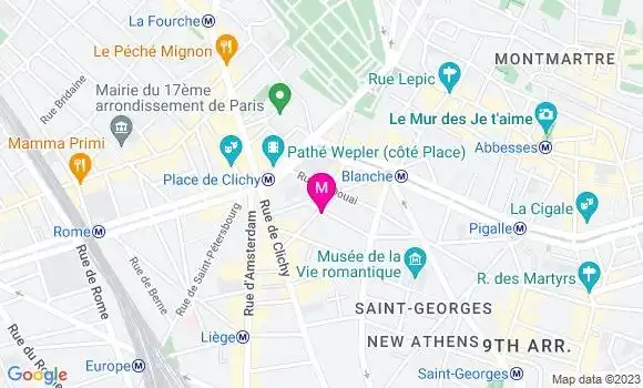 Localisation Restaurant  Le P