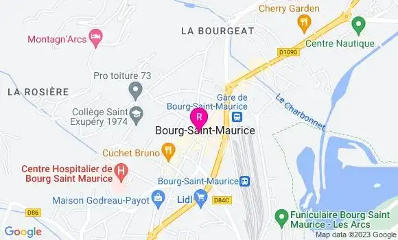 Localisation Le Bistrot Alpin