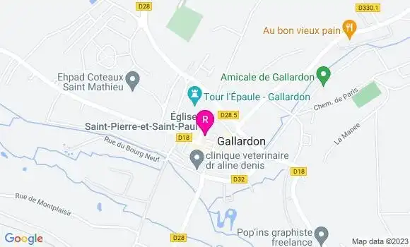 Localisation Restaurant  La Table de l