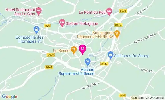 Localisation Restaurant  Les Fondues du Sancy