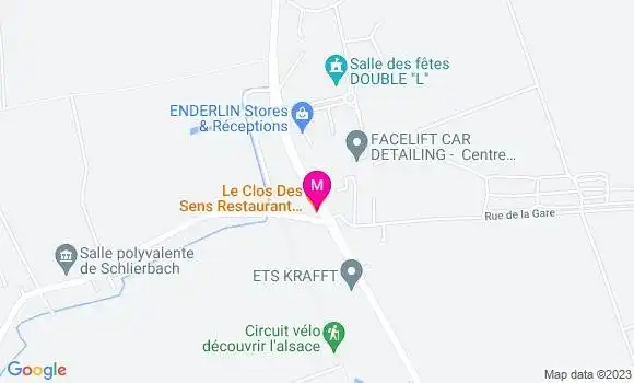 Localisation Restaurant  Le Clos des Sens