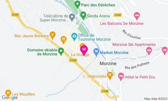 Localisation Restaurant Bar Le Café Chaud
