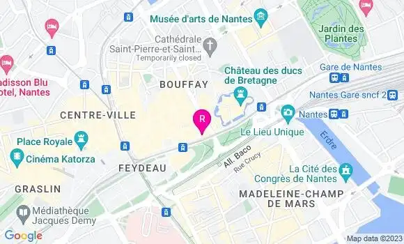 Localisation Crêperie des Ducs