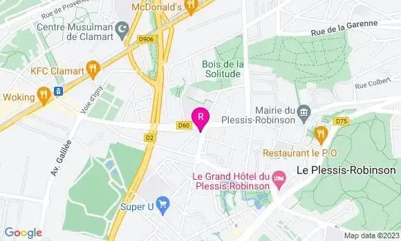 Localisation Restaurant Asiatique La Muraille du Phenix