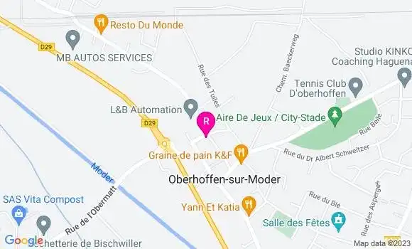 Localisation Restaurant  Aux Trois Fleurs