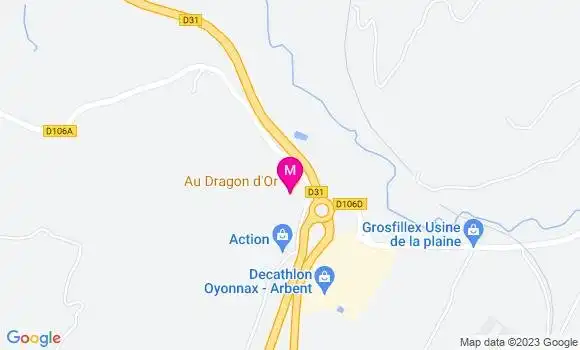 Localisation Restaurant Asiatique Au Dragon d