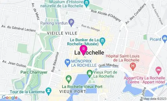 Localisation Brasserie de la Poste