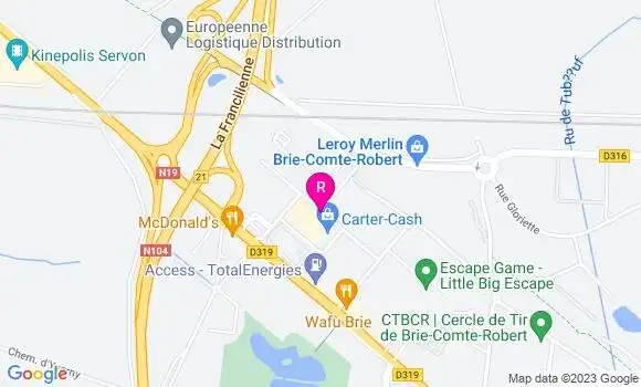 Localisation Restaurant Chinois Délices d
