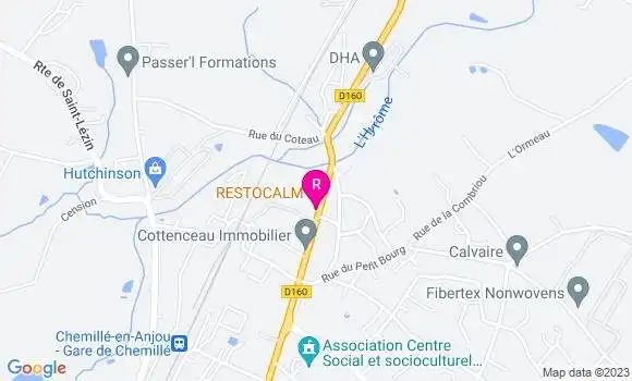 Localisation Restaurant  Restocalm