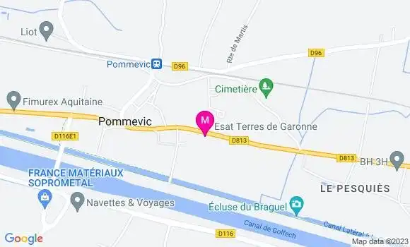 Localisation La Bonne Auberge