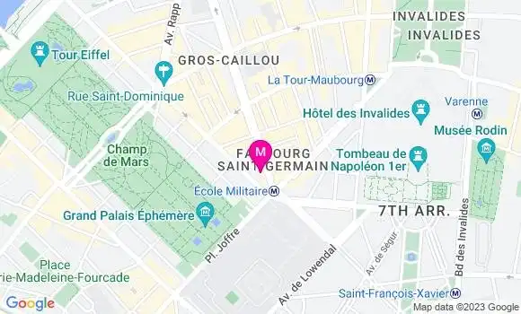 Localisation Restaurant Bar Le Gatsby