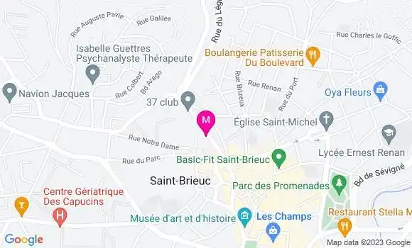 Localisation Le Bistrot du Port