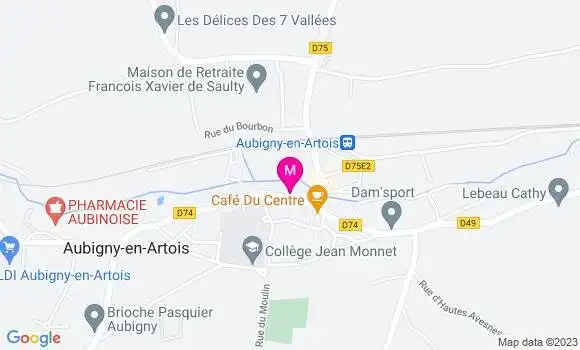 Localisation Restaurant Bar La Fringale