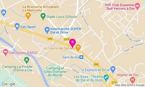 Localisation Restaurant Italien La Stazione