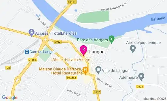 Localisation Restaurant  L