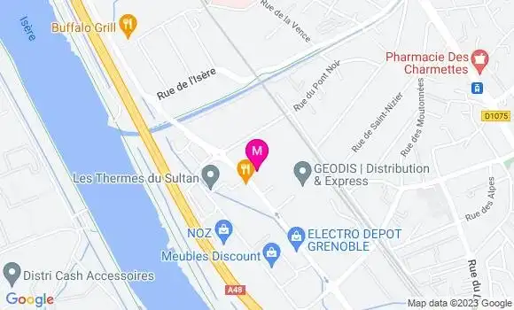 Localisation Restaurant Asiatique Wok d