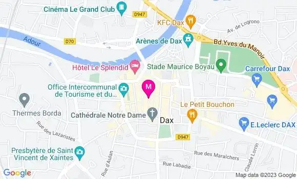 Localisation Restaurant  La Fabrique