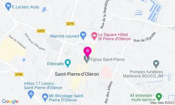 Localisation Restaurant  Le P