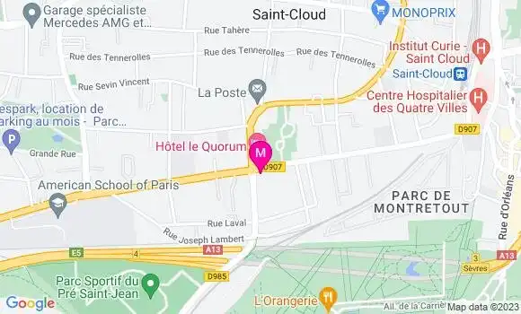 Localisation Restaurant Bar Le Magenta