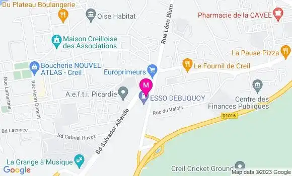Localisation Restaurant  L