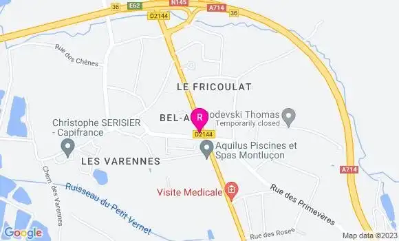 Localisation Pizzeria King