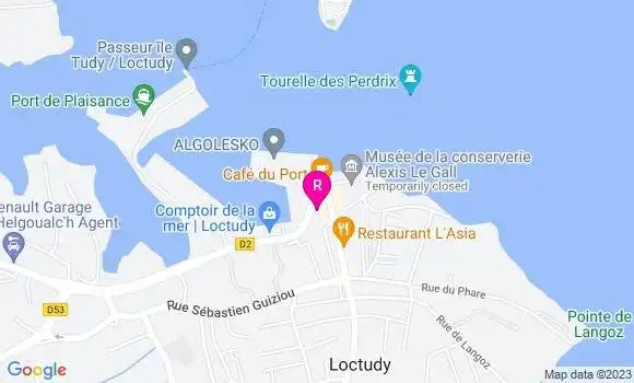 Localisation Restaurant  Au Merlan Frit