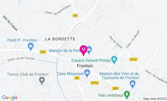 Localisation Restaurant Grill Le Café des Sports