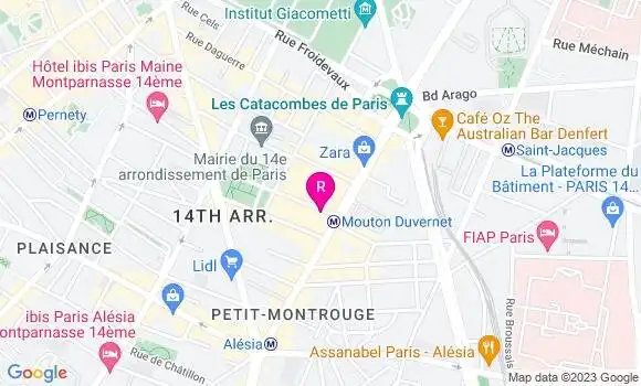 Localisation Restaurant  L