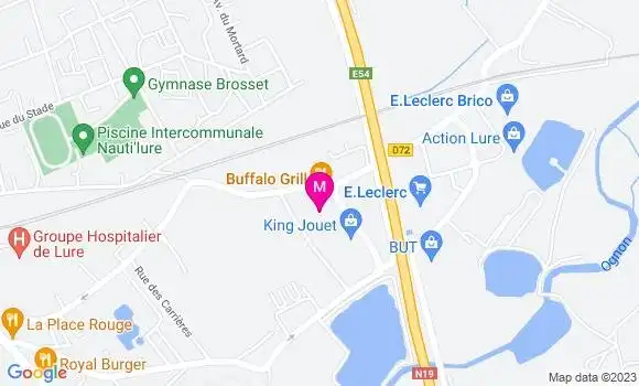 Localisation Restaurant Grill Buffalo Grill