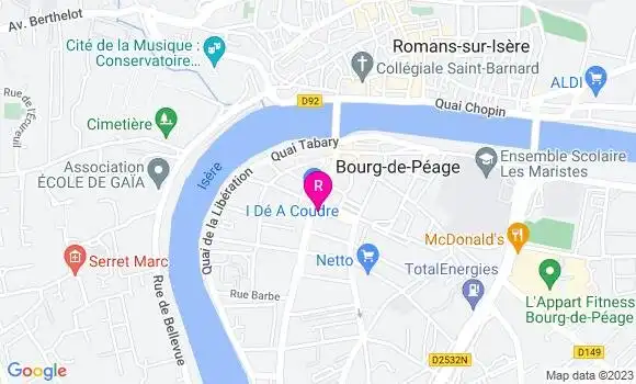 Localisation Restaurant  Youz