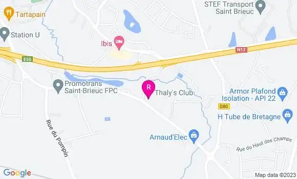 Localisation Restaurant  Le Rimael
