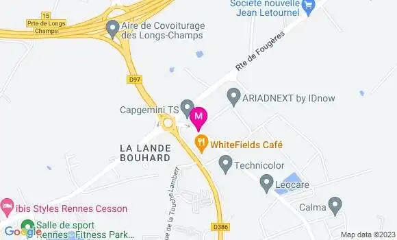 Localisation Restaurant  Whitefields Café