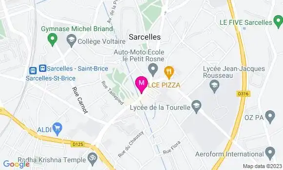 Localisation Le Café du Centre