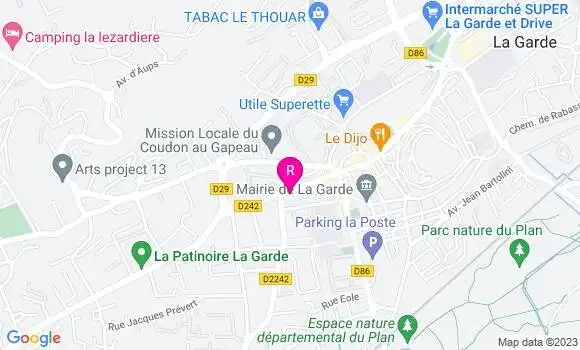 Localisation Restaurant  Les Canailles