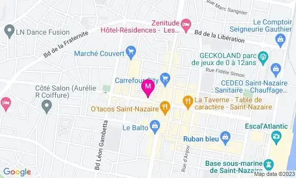 Localisation Crêperie Les Blés d
