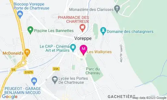 Localisation Restaurant  Les Walkyries