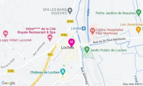 Localisation Restaurant  Le P