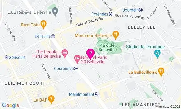 Localisation Restaurant  Pavillon aux Pivoines