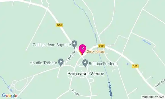 Localisation Restaurant Bar Chez Bilou