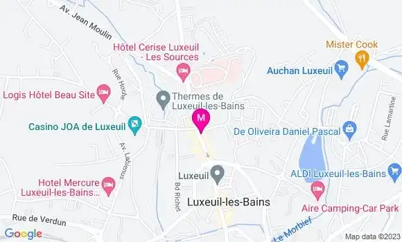 Localisation Pizzeria Le Carnot