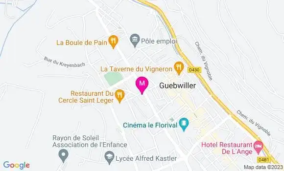 Localisation Restaurant Alsacien Au Petit Gourmet